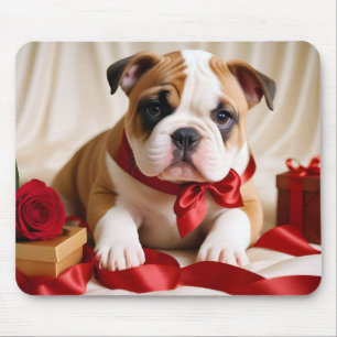 Welpe Liebe zender Romantik Schönes Geschenk Mousepad