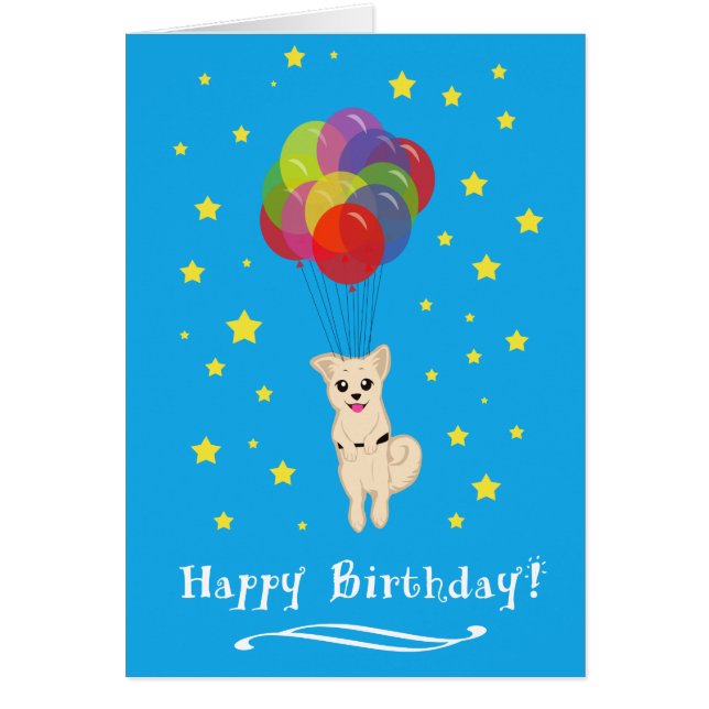 Welpe mit Balloons (Vorne)