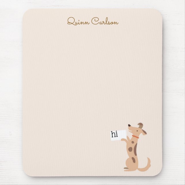 Welpe Mousepad (Vorne)