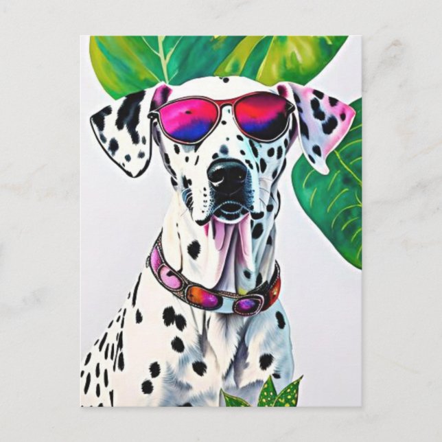 Welpe Postkarte (Vorderseite)