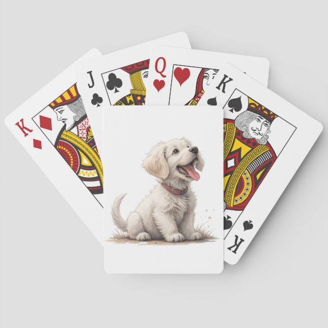 Welpe Spielkarten (Rückseite)