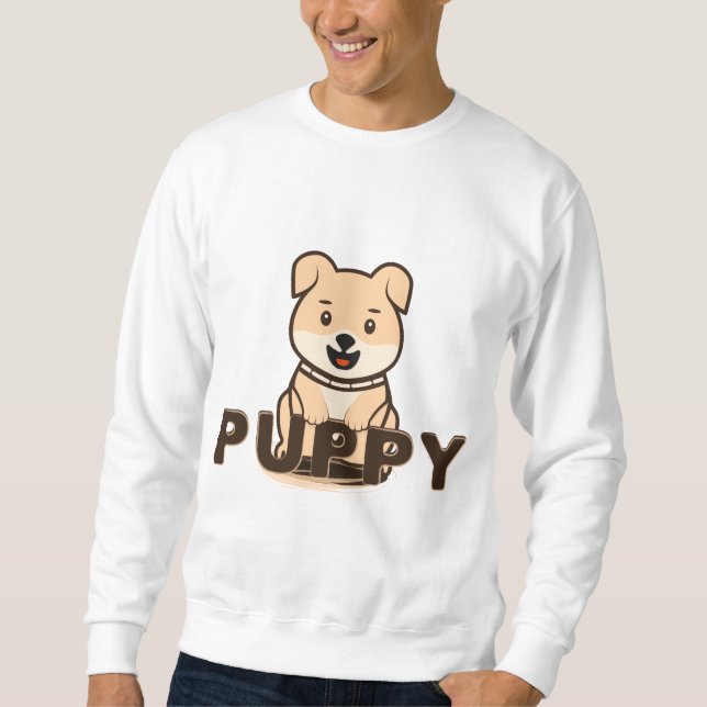 Welpe Sweatshirt (Vorderseite)