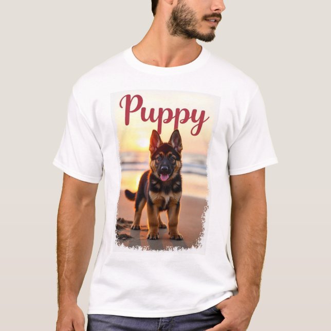 Welpe  T-Shirt (Vorderseite)