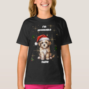 Welpe Weihnachten T - Shirt