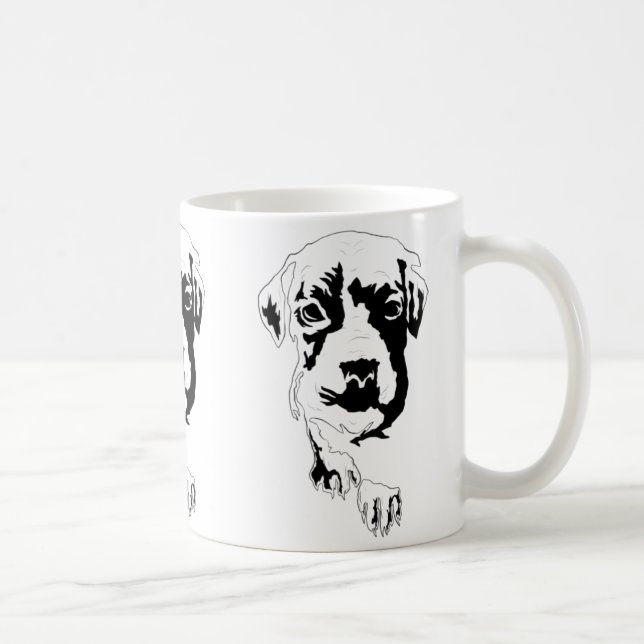 Welpe X Liebe 1 Kaffeetasse (Rechts)