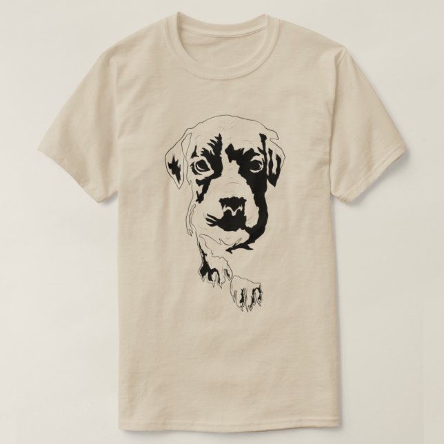Welpe X Liebe 1 T-Shirt (Design vorne)