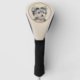 Welpe Yorkshires Terrier, der ursprüngliche Golf Headcover