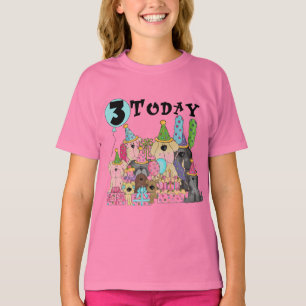 Welpen 3. Geburtstag Bash Tshirts und Geschenke