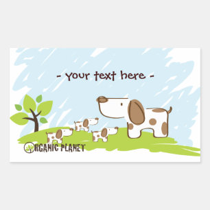 Welpen Bio Planet Stickers