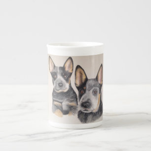 Welpen-feiner China-Kaffee/Tee-Schale Prozellantasse