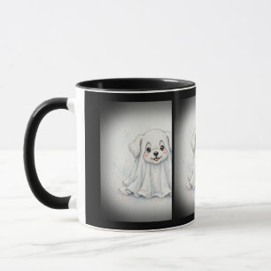 Welpen-Geisterkostüm Halloween Süß Tasse