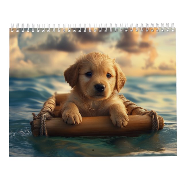 Welpen-Kalender Kalender (Rückseite)