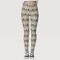 Welpen-Liebe-Bernhardiner-Leggings