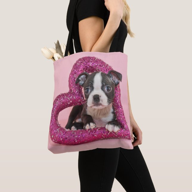 Welpen-Liebe Getty Bild-| Tasche (Von Nahem)