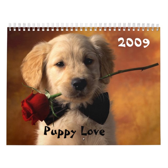 Welpen-Liebe Kalender (Titelbild)