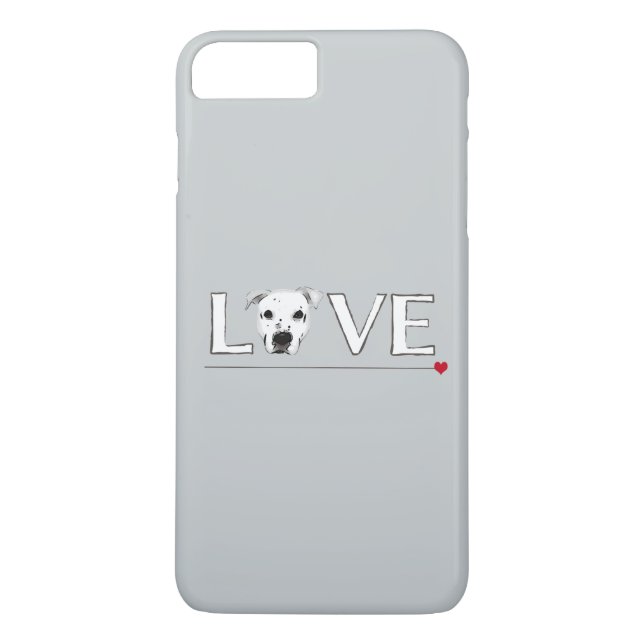 Welpen-Liebe-Text-Kunst Case-Mate iPhone Hülle (Rückseite)