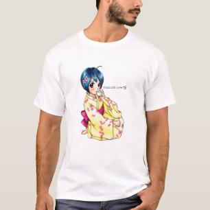 Welpen-Liebe Yukata Mädchen T-Shirt