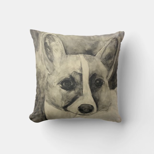 Welpen-Liebecorgi-Kissen Kissen (Vorderseite)