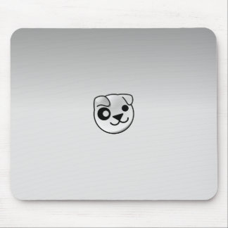 Welpen-Linux-Grau Mousepad