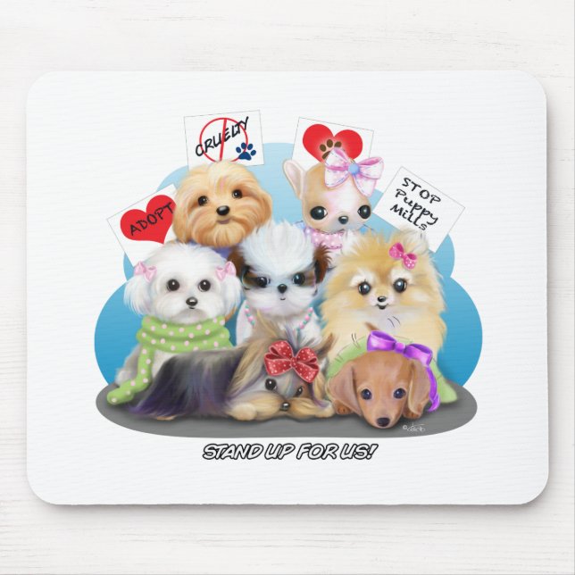 Welpen Manisfesction Mousepad (Vorne)