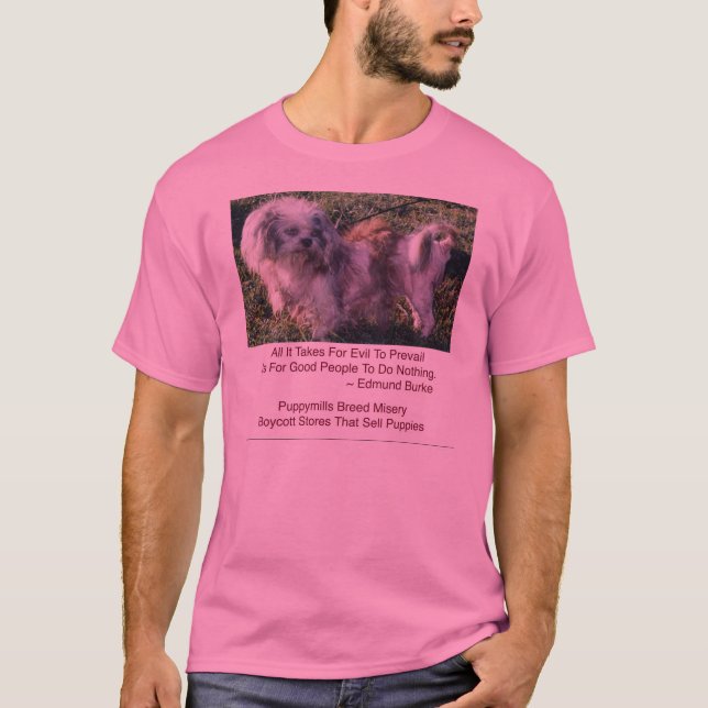 Welpen-Mühlzucht-Elends-Shirt T-Shirt (Vorderseite)