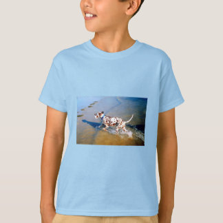 Welpen paddeln am Meereshund T-Shirt