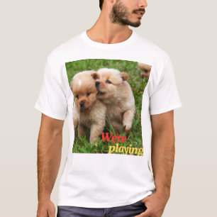 Welpen passen klassische T - Shirt/Hobbys an T-Shirt