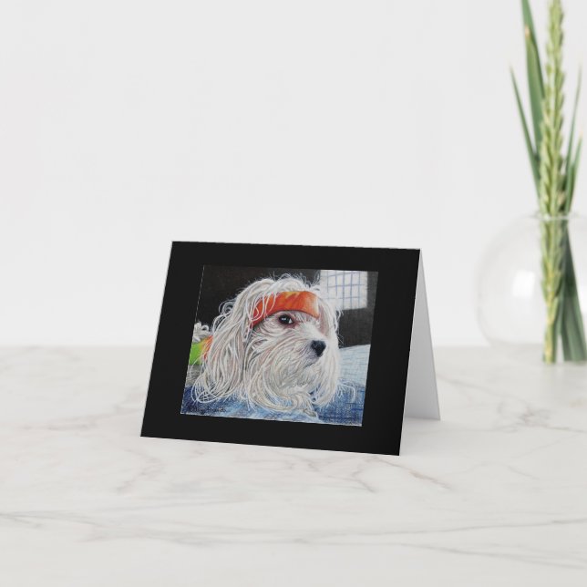 Welpen-Punk Karte (Vorderseite)