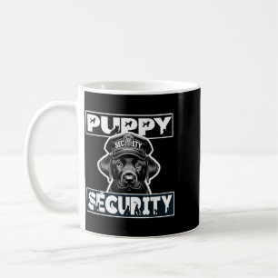Welpen-Sicherheits-Hund-Fänger-Kostüm Black Lab Kaffeetasse