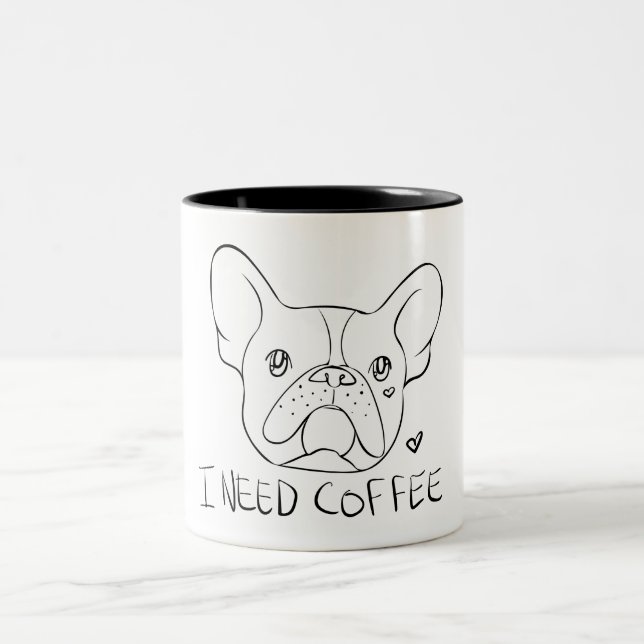 Welpen-Tasse Zweifarbige Tasse (Mittel)
