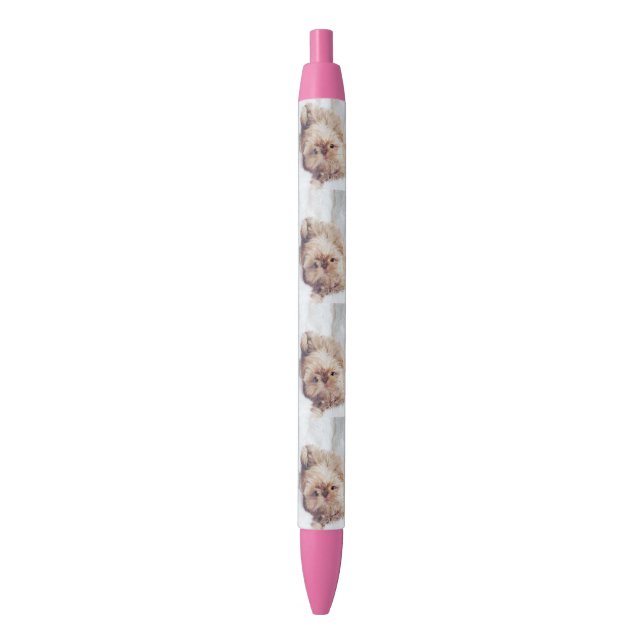 Welpen-Tintenstift Penny-orange LeberShih Tzu Kugelschreiber (Vorderseite Vertikal)