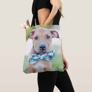 Welpen-tragende Bogen-Krawatte Tasche