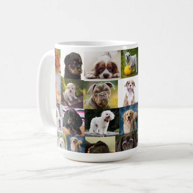 Welpen überall kaffeetasse (Vorderseite Links)