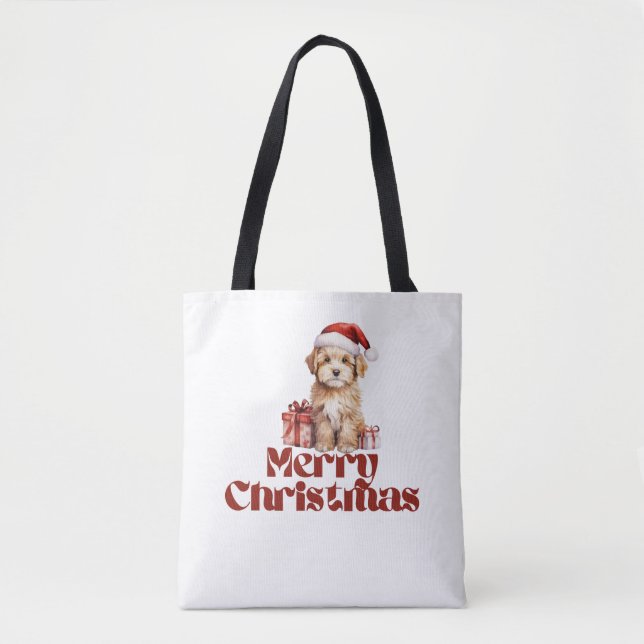 Welpen und Geschenke Tasche (Vorderseite)