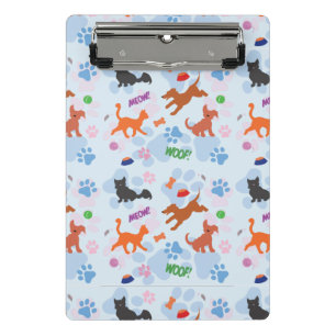 Welpen und Kätzchen Mini Klemmbrett
