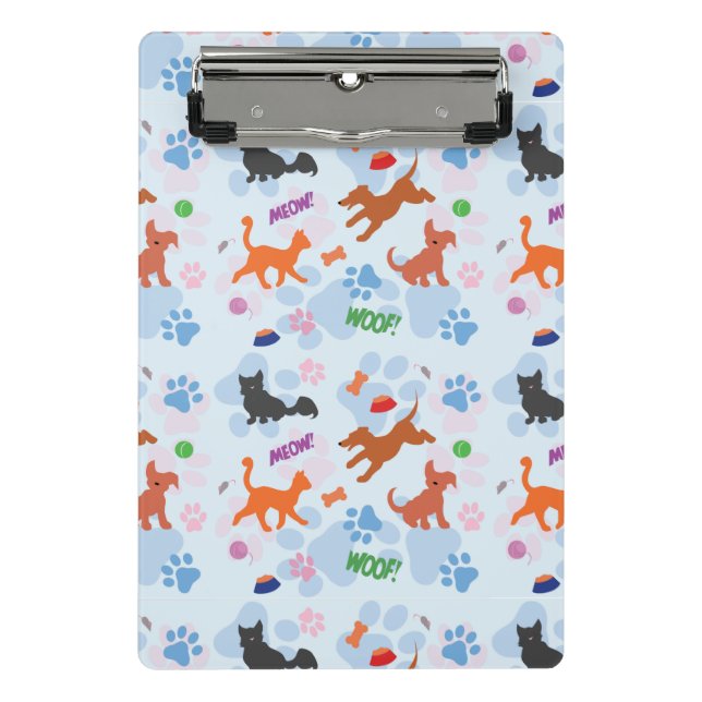 Welpen und Kätzchen Mini Klemmbrett (Vorderseite)