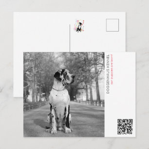 Welpenankündigung Postkarte
