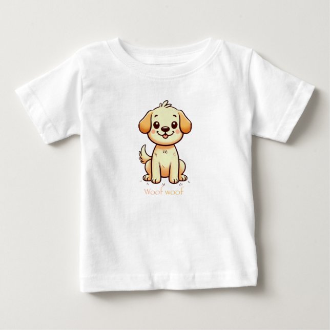 Welpenanzug & 1 Stück Baby T-shirt (Vorderseite)