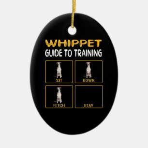Welpenführer für das Training von Gehorsam bei H Keramik Ornament