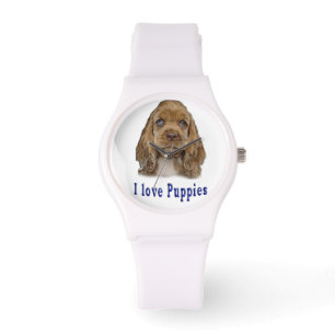Welpenhund Armbanduhr