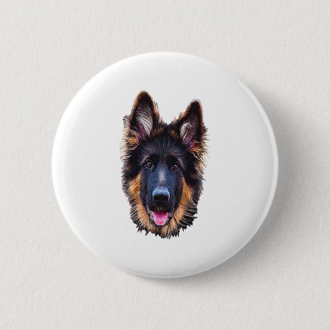 Welpenhund Button (Vorderseite)