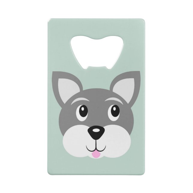 Welpenhund Geldbeutel Flaschenöffner (Rückseite)