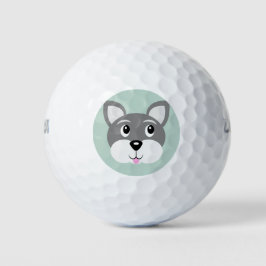 Welpenhund Golfball