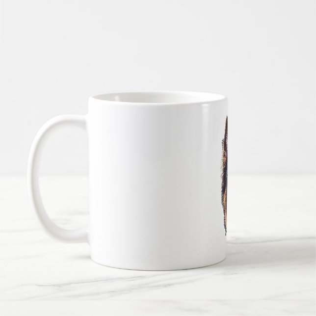 Welpenhund Kaffeetasse (Links)