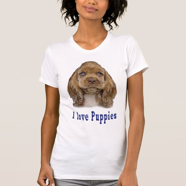 Welpenhund T-Shirt (Vorderseite)