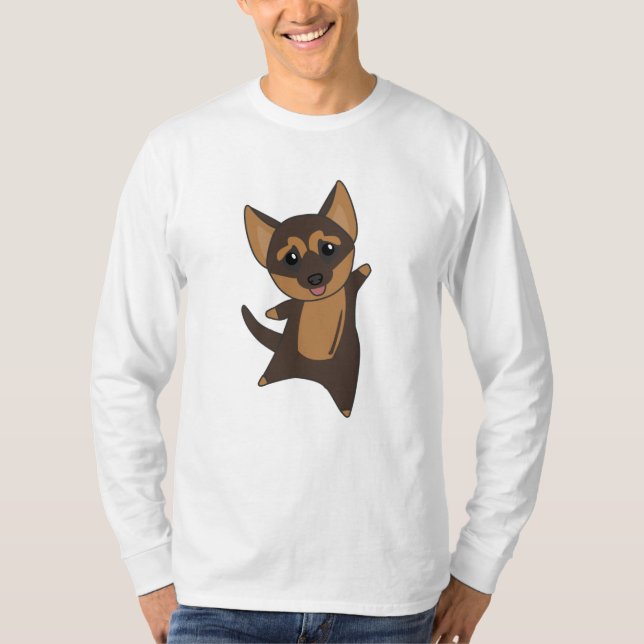 Welpenhund T-Shirt (Vorderseite)