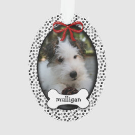 Welpenhund zu Weihnachten oder zum Gedenken Ornament