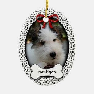 Welpenhundin Weihnachten oder Gedenk Keepake Keramikornament