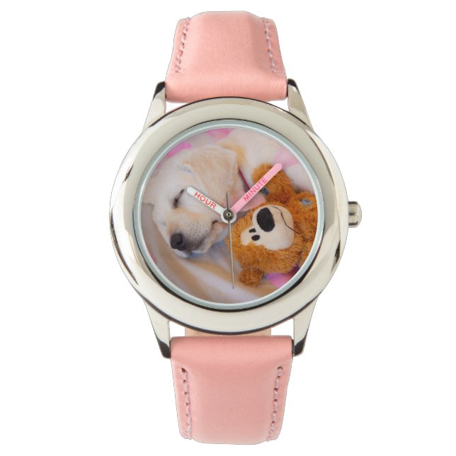 Welpenkuddles 02 armbanduhr (Vorderseite)