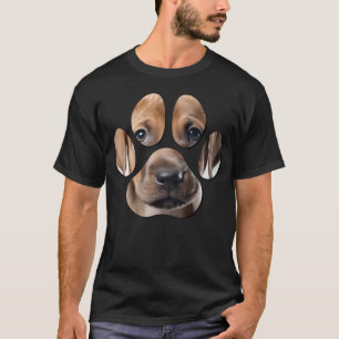 Welpenliebe Pfote T-Shirt